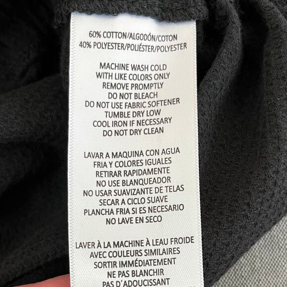 Calvin Klein Performance Bundle of 2 Black Side Tie Activewear Tops Plus 1X NWT - Picture 16 of 16